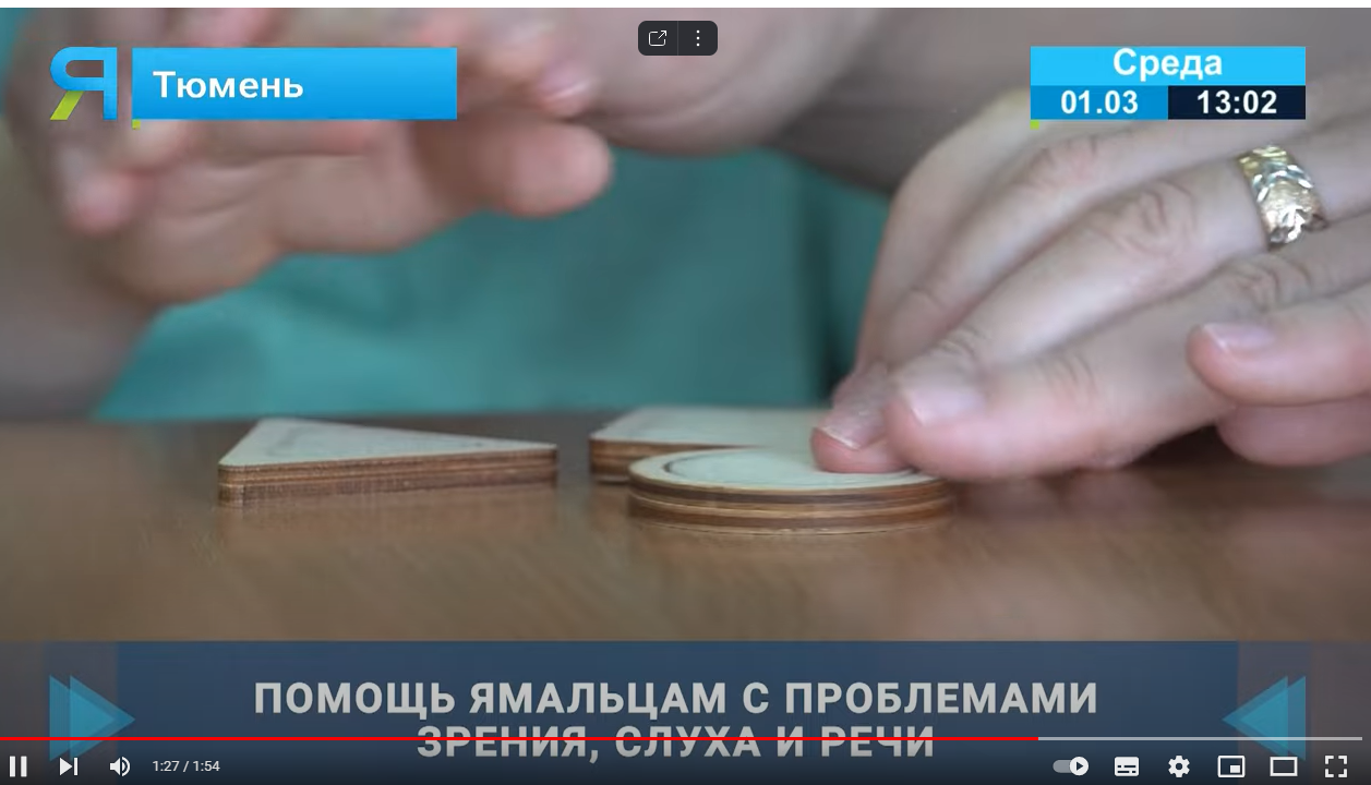 Видеосюжет «Помощь ямальцам с проблемами зрения, слуха, речи» на канале "Новости Ямала"