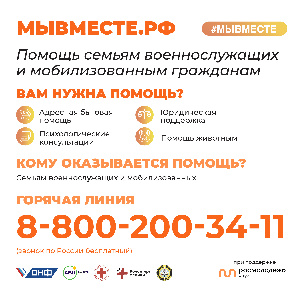 #МЫВМЕСТЕ, чтобы помогать!