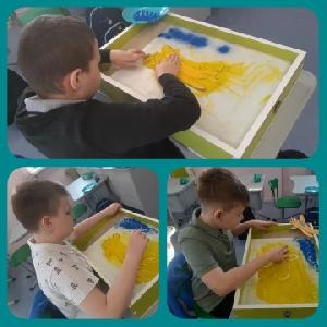 Песчаные крылья: как наши ученики создавали необычные рисунки