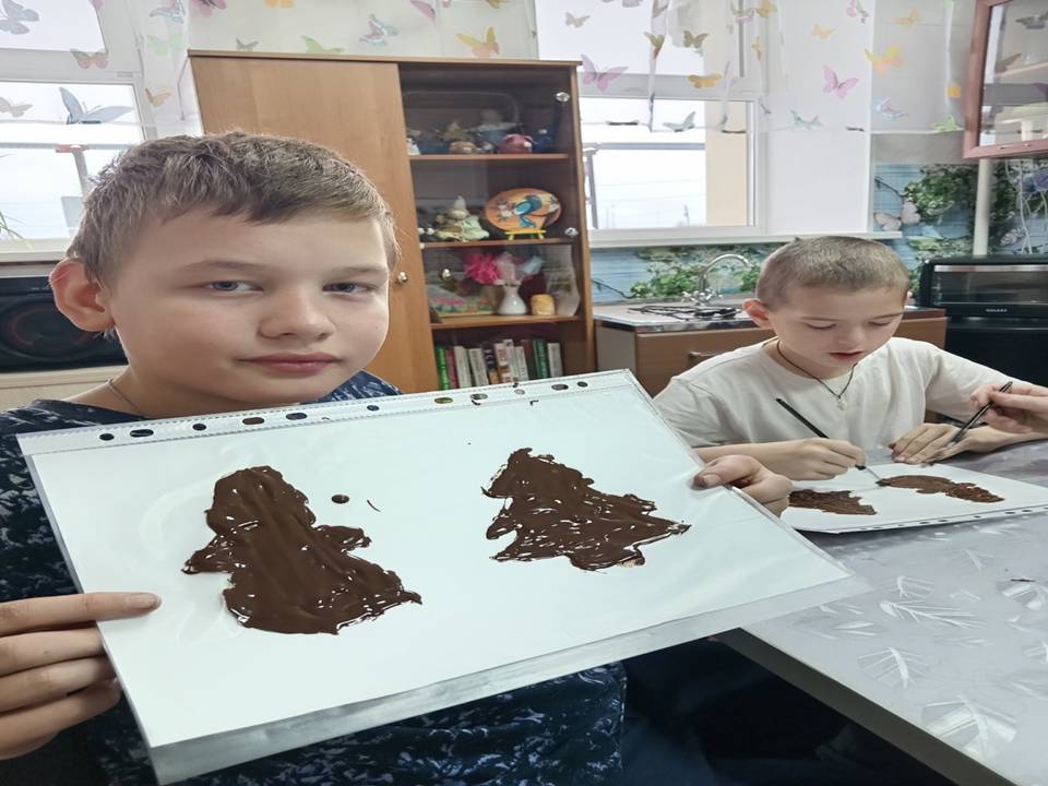 «Рисование шоколадом»