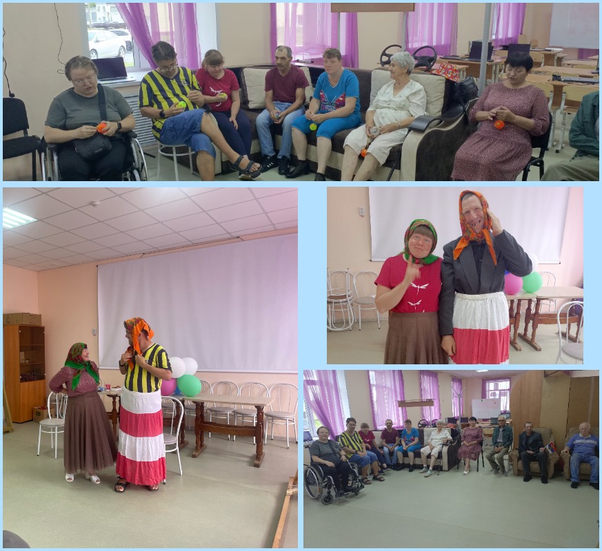 В АУ "Аромашевский КЦСОН" прошла развлекательная программа "Я люблю тебя, Россия!"