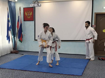 Спорт объединяет: мастер-класс по смешанным единоборствам для учеников школы