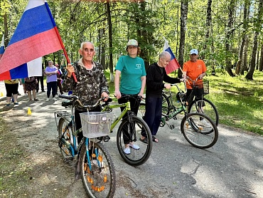 Велопробег в честь Дня России